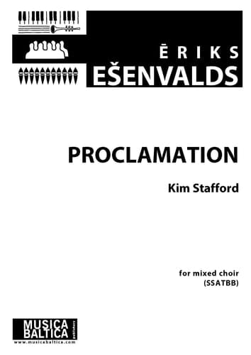Proclamation for Ssatbb Choir Choral Octavo