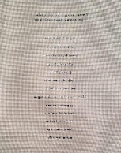 When the Sun Goes Down and the Moon Comes Up