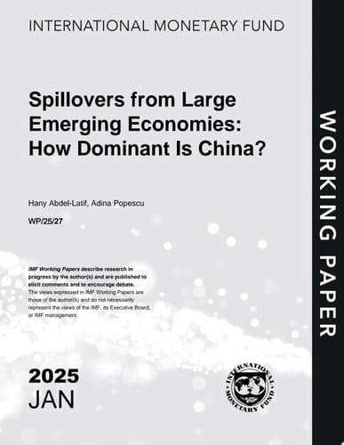 Spillovers from Large Emerging Economies How Dominant Is China?