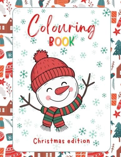 Colouring book: Christmas edition