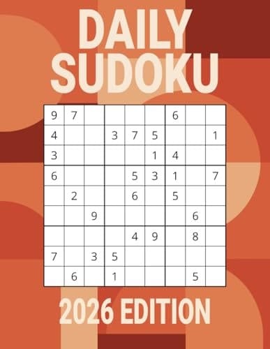 Daily Sudoku 2026 Edition: 365+ Large Print Puzzles for All Ages and Experience Levels (Sudoku Rise)