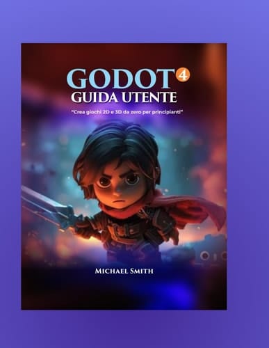 Guida utente di Godot 4: Crea giochi 2D e 3D da zero per principianti (Italian Edition)