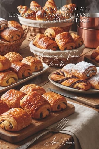 100 pains au chocolat : l'enfance française dans un feuilletage: Chocolat noir, lait, praliné... la viennoiserie qui console (SÉRIE BOULANGERIE & ... de France" (6 livres)) (French Edition)