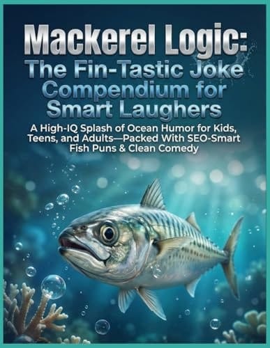 Mackerel Logic: The Fin-Tastic Joke Compendium for Smart Laughers: A High-IQ Splash of Ocean Humor for Kids, Teens, and Adults—Packed With SEO-Smart Fish Puns & Clean Comedy