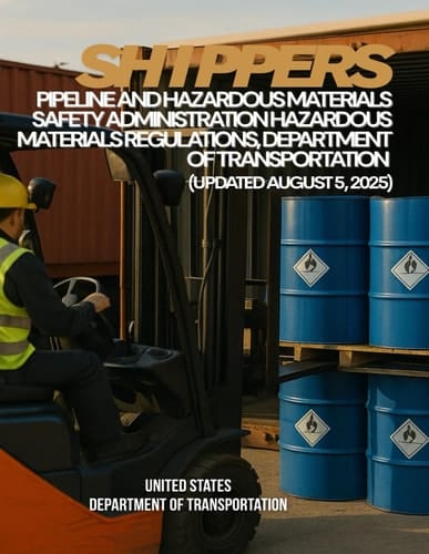 Shippers – Pipeline and Hazardous Materials Safety Administration Hazardous Materials Regulations, Department of Transportation (Updated August 5, 2025): 49 CFR Part 173