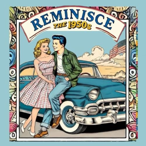 Reminisce the 1950's Coloring Book