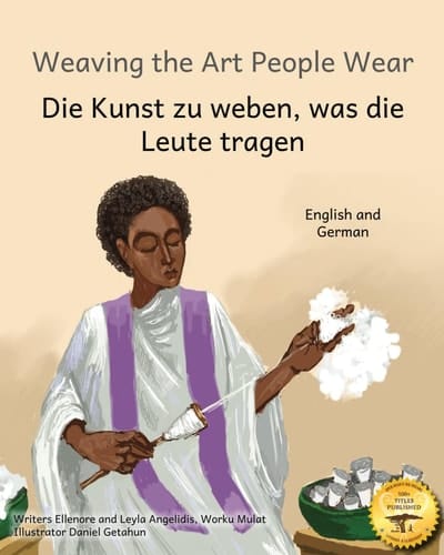 Weaving the Art People Wear Painting With Thread in German and English
