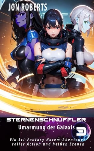 Umarmung der Galaxis 3: Sternenschnüffler: Ein Sci-Fantasy Harem-Abenteuer voller Action und heißen Szenen (German Edition)