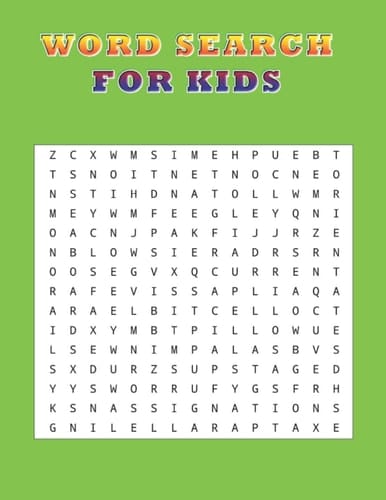 Find Word Kids: Word Search for Kids,140 Word Search Puzzles