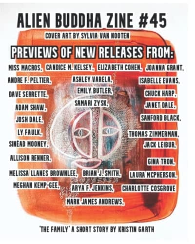 Alien Buddha Zine #45: black and white print