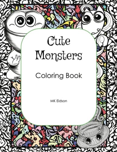Cute Monsters Coloring Book (MK Coloring Books)