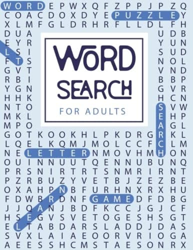 Word Search Puzzle for Adults - 100 Puzzles