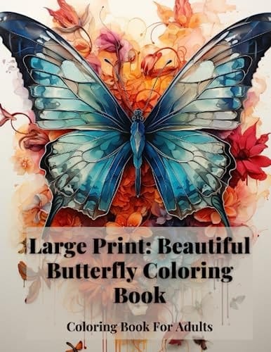 Butterfly Coloring Book for Relaxation