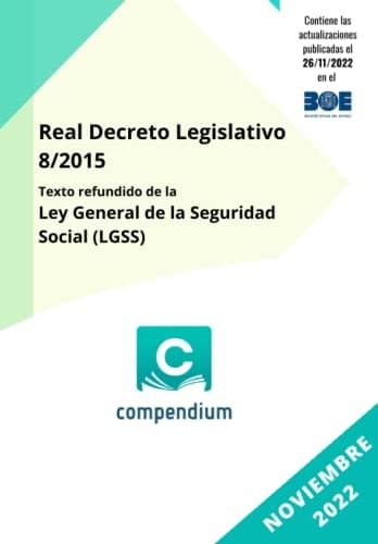 Real Decreto Legislativo 8/2015: Texto refundido de la Ley General de la Seguridad Social (LGSS) (Spanish Edition)