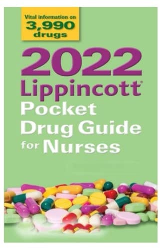 2022 Lippincott Pocket Drug Guide for Nurse