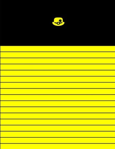 YELLOW HAT NOTEBOOK 201 (LOW VISION)
