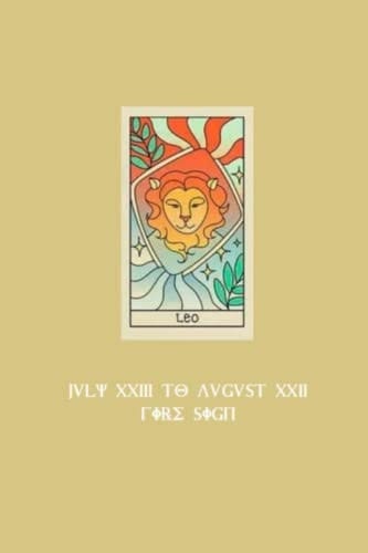 Matte Finish 6x9 LEO Zodiac Sign Cover Notebook (200 lined pages): Zodiac Signs Collection (Signs of the Zodiac Notebook Collection)