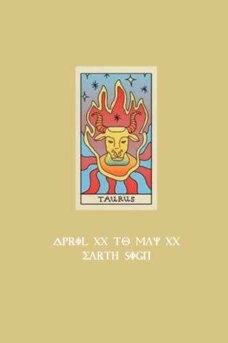Matte Finish 6x9 TAURUS Zodiac Sign Cover Notebook (200 lined pages): Zodiac Signs Collection (Signs of the Zodiac Notebook Collection)