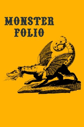 Monster Folio for RPGs: Lined Blank Notebook for Beast Stats - Old School Zine Cover (5e Zine Folios)
