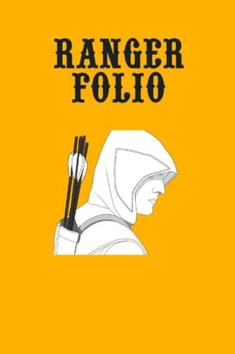 Ranger Folio - RPG Character Journal: Blank Lined Notebook for 5e PCs in Retro 1e Style
