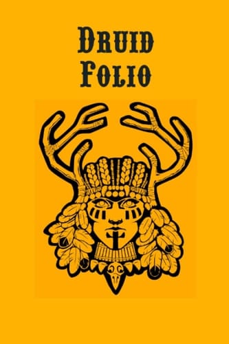 Druid Folio - RPG Character Journal: Blank Lined Notebook for 5e PCs in Retro 1e Style