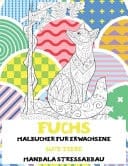 Malbücher für Erwachsene - Mandala Stressabbau - Süße Tiere - Fuchs