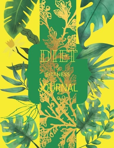 Diet & Fitness Journal: A 90 Days Food and Exercise Log for Weight Loss and Diet Plans With Body Measurement