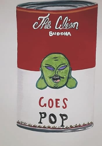 The Alien Buddha Goes Pop: Hardcover/Color Print