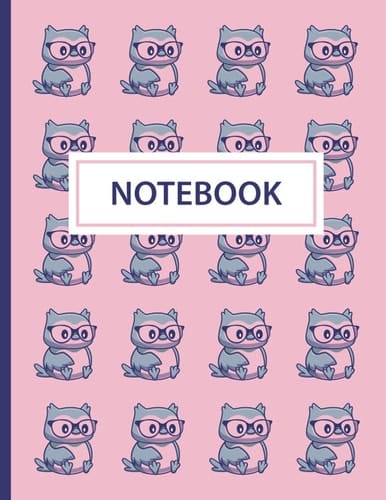 Cute Cat Composition Notebook 120 Pages: 20s Cute Cat Composition Notebook - College Ruled 120 pages (Large size 8.5 "x 11") (Minimal Notebooks)