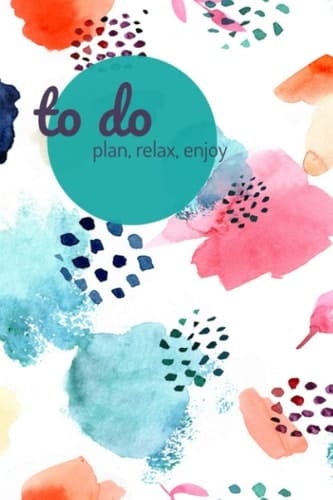 To do list: To Do List Daily Task Checklist Planner Time Management Notebook | 6"X9" | Design Colours