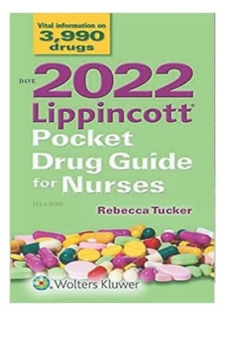 Dave 2022 Lippincott Pocket Drug Guide for Nurses