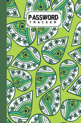 Password Tracker: Password Book, Password Log Book and Internet Password Organizer With Leaf Cover Design | 120 Pages, Size 6" x 9" by Udo Steiner