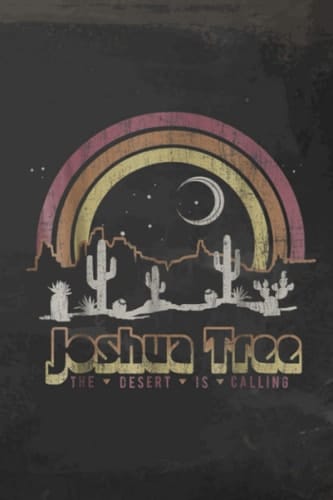 Debt Tracker - Joshua Tree Desert Rainbow Vintage Retro Outdoors