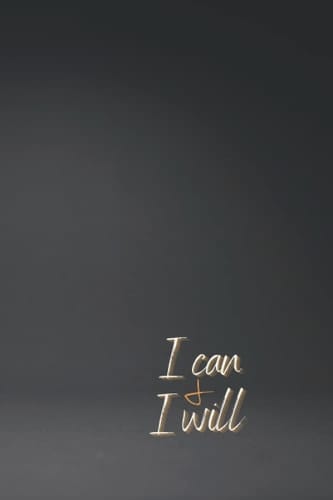 JOURNAL: I CAN&I WILL MILLIONAIRE MINDSET NOTEBOOK