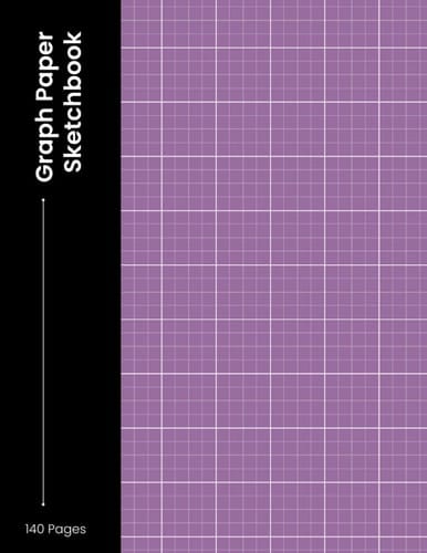 Graph Paper Notebook| Sketchbook | Grid Drawing Sketchpad | Journal | 140 Pages |Size 8X11 inch (21.59 X27.94 cm) Perfect for Artist, Designer and Students