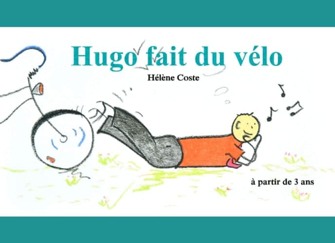 Hugo fait du vélo (French Edition)
