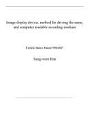 Image Display Device, Method for Driving the Same, and Computer Readable Recording Medium United States Patent 9984687