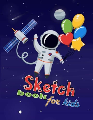 Sketch Book: Blank Paper For Drawing, Doodling or Sketching,Outer Space Cover