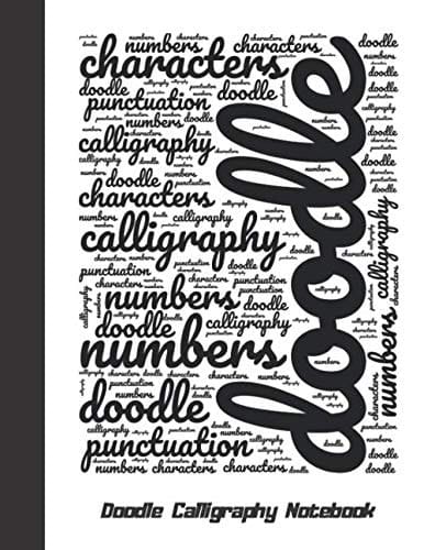 Doodle Calligraphy Notebook Paper Practice Sheets for Beginners | Calligraphy and Hand Lettering Practice Notebook