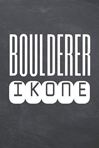 Boulderer Ikone: Boulderer Punktraster Notizbuch, Notizheft oder Schreibheft - 110 Seiten - Büro Equipment & Zubehör - Lustiges Geschenk zu Weihnachten oder Geburtstag (German Edition)