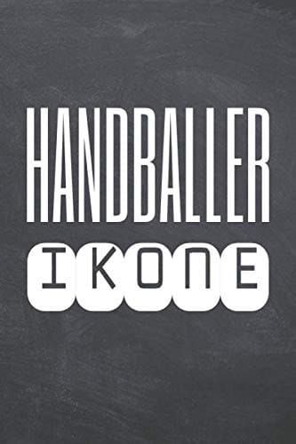 Handballer Ikone: Handballer Punktraster Notizbuch, Notizheft oder Schreibheft - 110 Seiten - Büro Equipment & Zubehör - Lustiges Geschenk zu Weihnachten oder Geburtstag (German Edition)