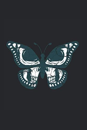 Buttlerfly Skull Craniomaniac Or Butterfly Fan Journal: Funny College Ruled Notebook If You Love Skulls And Butterflies. Cool Journal For Coworkers And Students, Sketches, Ideas And To-Do Lists