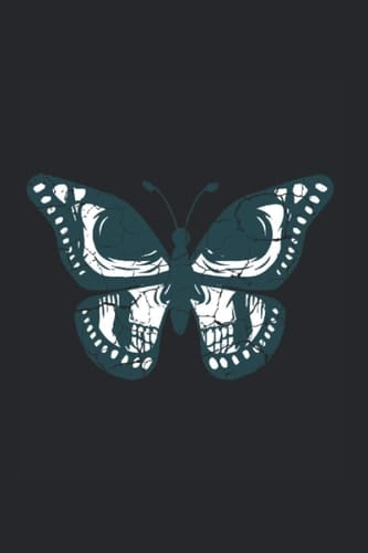 Buttlerfly Skull Craniomaniac Or Butterfly Fan Journal: Funny Dot-Grid Notebook If You Love Skulls And Butterflies. Cool Journal For Coworkers And Students, Sketches, Ideas And To-Do Lists