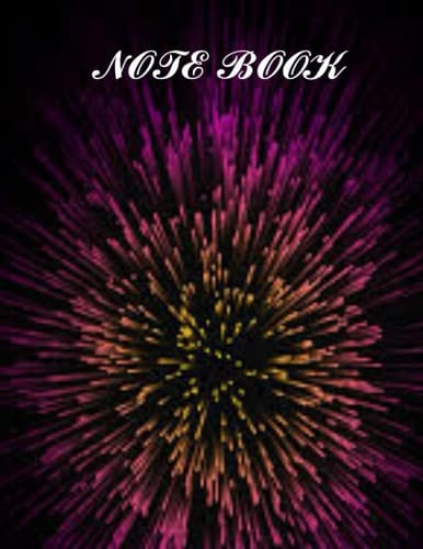 Note Book: Lined Notebook Journal (College Ruled Paper) - Black Mist Soft Cover - 120 Pages - 8.5 x 11 inches (Letter size)