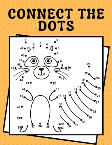 Dot to Dot Book for Kids - Fun and Interesting Connect the Dots Puzzles, Toddlers: Tapa blanda