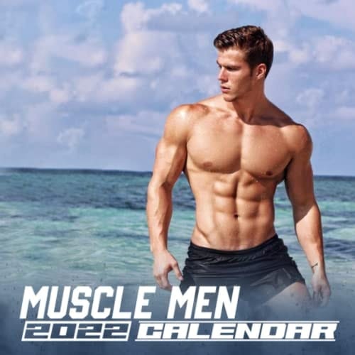 Muscle Men Calendar 2022: January 2022 - December 2022 OFFICIAL Squared Monthly Calendar, 12 Months | BONUS 4 Months 2021