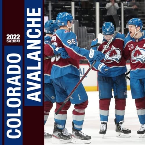 Colorado Avalanche 2022 Calendar: NHL Hockey Sport Squared Monthly Calendar Mini Planner To Do List 12 Months 2022 bonus September to December 2021 | Classroom, Home, Office