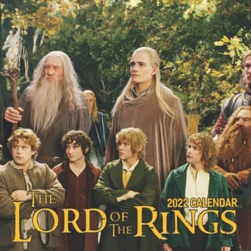 The Lord Of The Rings 2022 Calendar: LOTR Squared Monthly Calendar Mini Planner To Do List 12 Months 2022 bonus September to December 2021 | Classroom, Home, Office