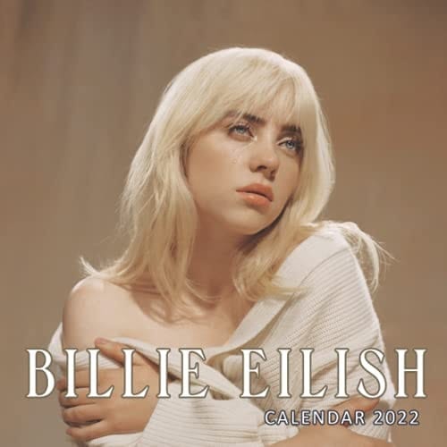 Billie Eilish Calendar 2022: Calendar 12 Months, January 2022 - December 2022 OFFICIAL Squared Monthly | BONUS Last 4 Months 2021