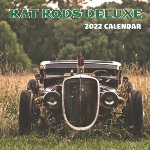Rat RODS Deluxe 2022 Calendar: Hot Rod Deluxe Supercars Magazine Illustration Squared Monthly Calendar Mini Planner To Do List 12 Months 2022 bonus September to December 2021 | Classroom, Home, Office